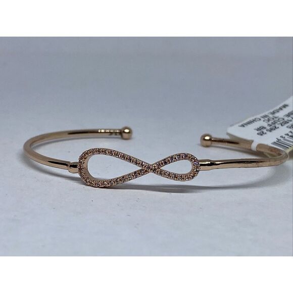 Charter Club Pavé Infinity Cuff Bracelet MSRP $29.50 CP489 - Picture 1 of 5